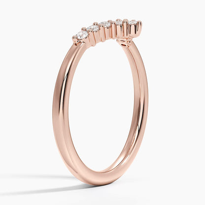 Melody Contoured Lab Diamond Ring (1/6 ct. tw.)