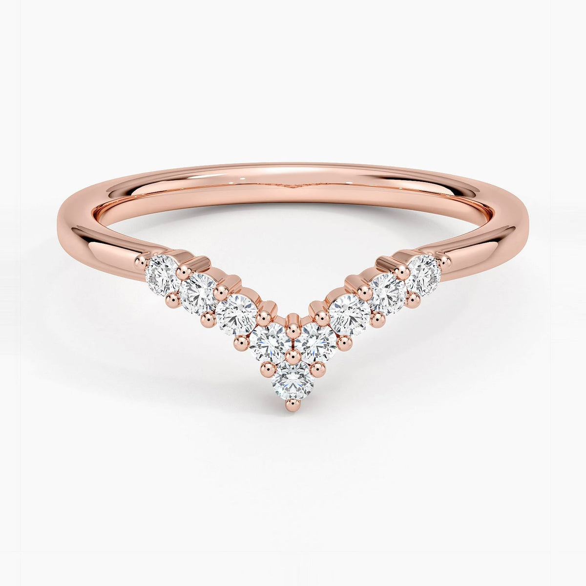 Melody Contoured Lab Diamond Ring (1/6 ct. tw.)