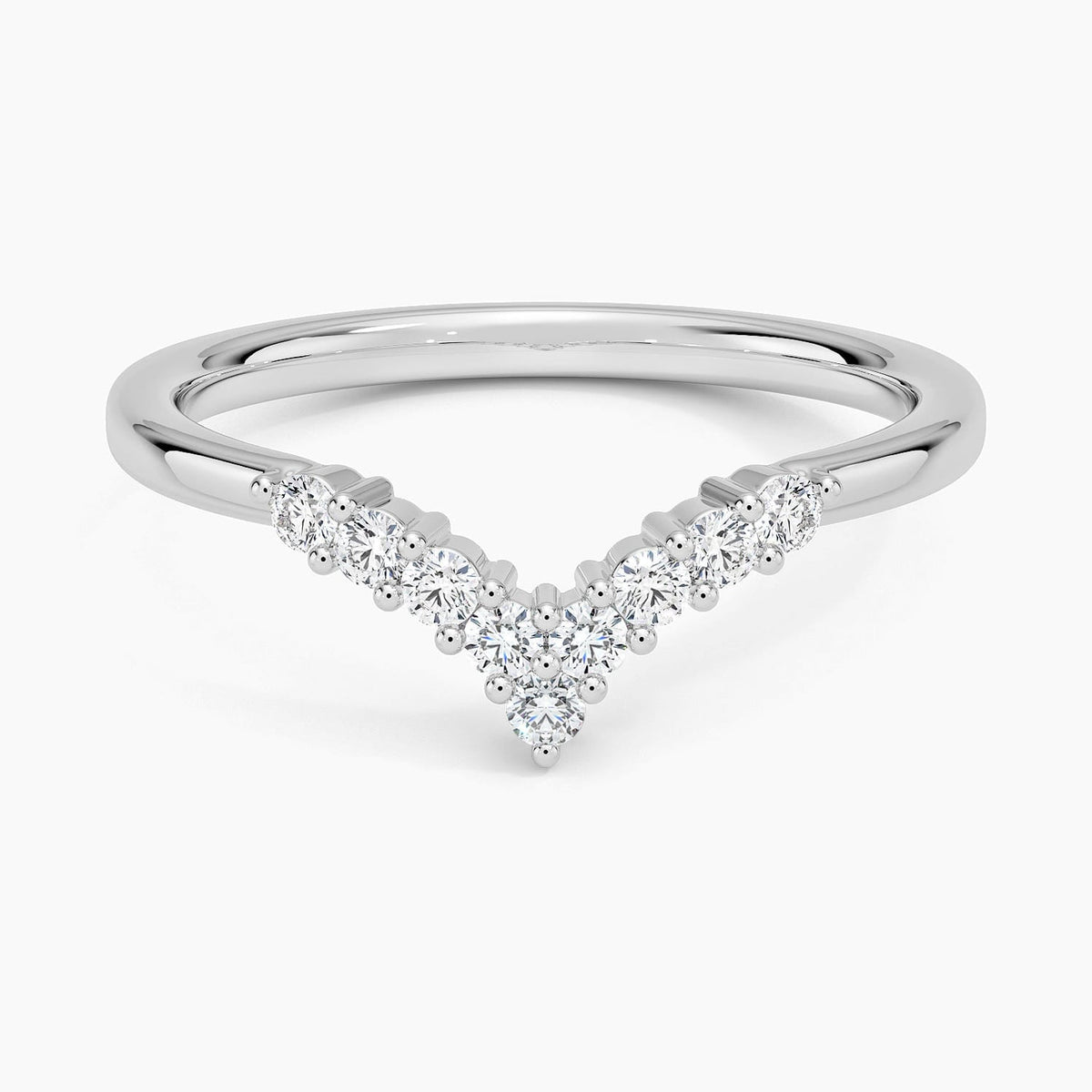 Melody Contoured Lab Diamond Ring (1/6 ct. tw.)