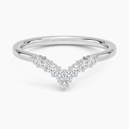 Melody Contoured Lab Diamond Ring (1/6 ct. tw.)