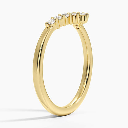 Melody Contoured Lab Diamond Ring (1/6 ct. tw.)