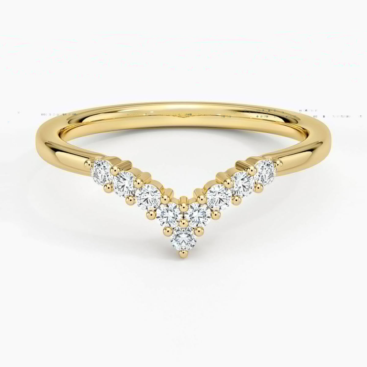 Melody Contoured Diamond Ring (1/6 ct. tw.)