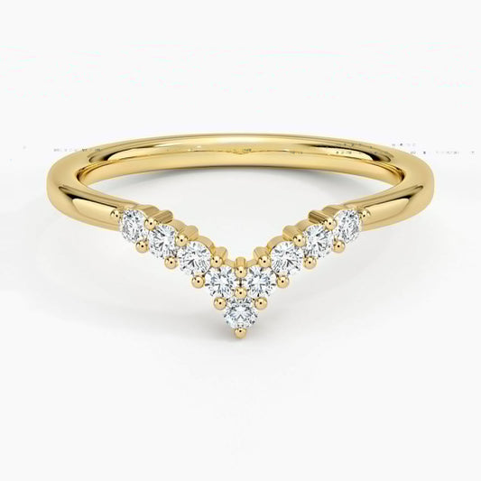Melody Contoured Diamond Ring (1/6 ct. tw.)