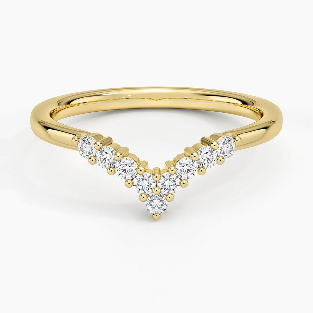 Melody Contoured Lab Diamond Ring (1/6 ct. tw.)