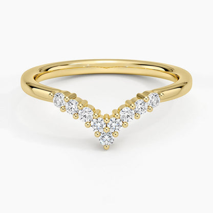 Melody Contoured Lab Diamond Ring (1/6 ct. tw.)