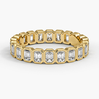 Bezel Emerald Cut Eternity Diamond Ring (1 1/2 ct. tw.)