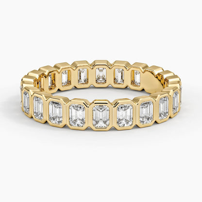 Bezel Emerald Cut Eternity Diamond Ring (1 1/2 ct. tw.)