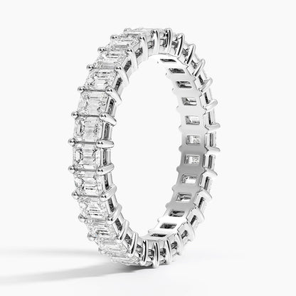 Emerald Eternity Diamond Ring (7 ct. tw.)