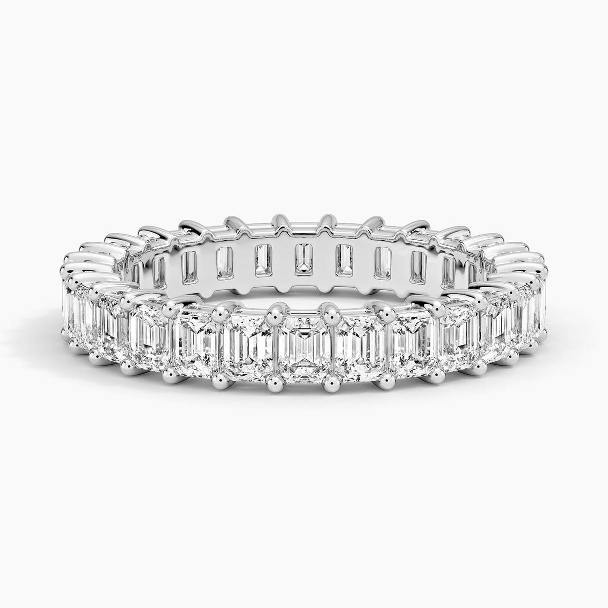 Emerald Eternity Diamond Ring (7 ct. tw.)