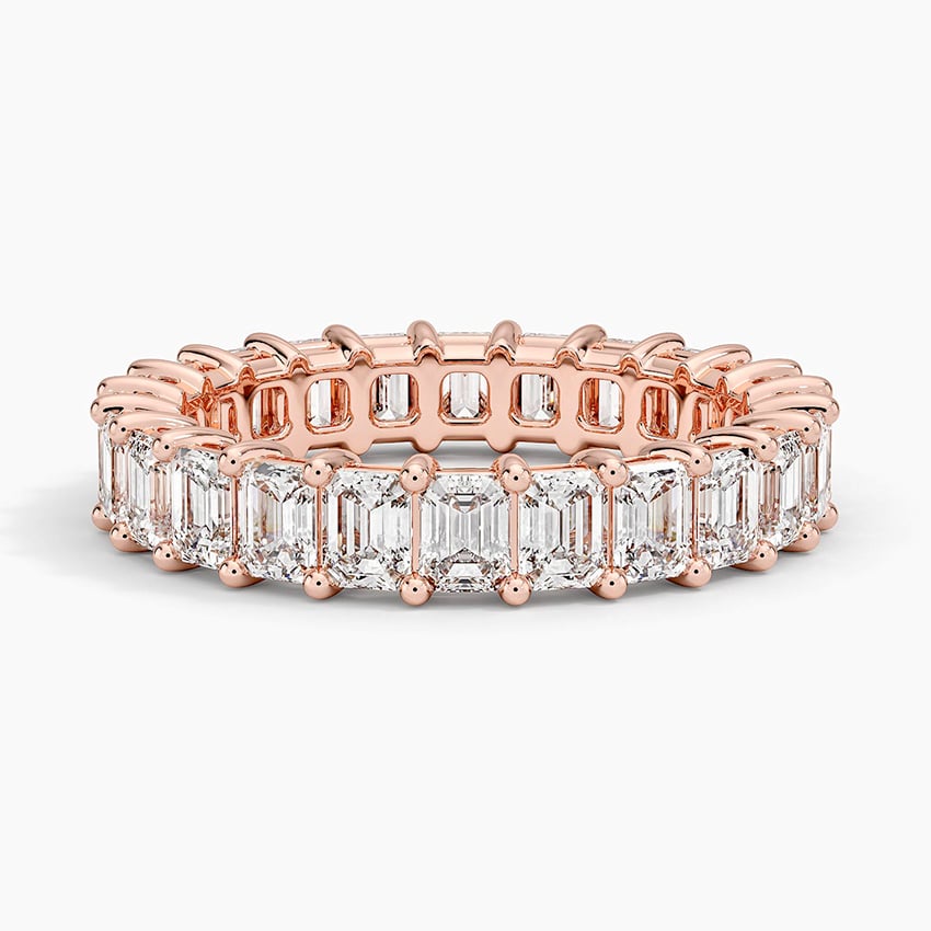 Emerald Eternity Lab Diamond Ring (4 ct. tw.)