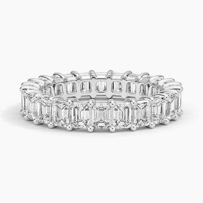 Emerald Eternity Lab Diamond Ring (3 ct. tw.)