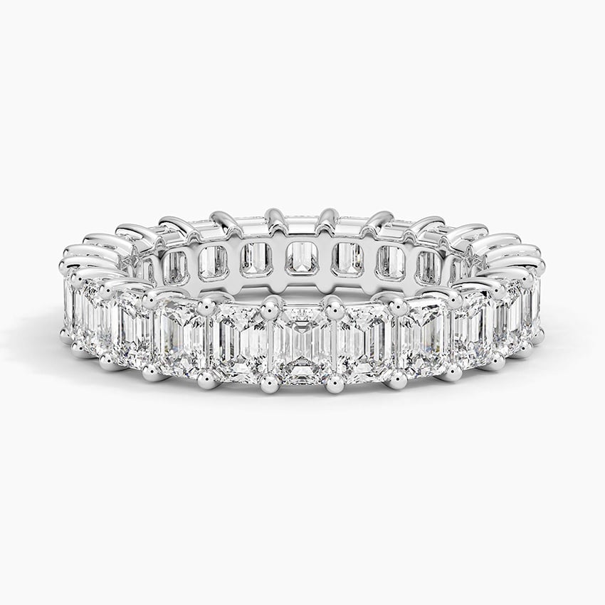Emerald Eternity Lab Diamond Ring (4 ct. tw.)