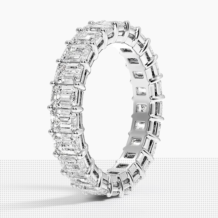 Emerald Eternity Lab Diamond Ring (6 ct. tw.)