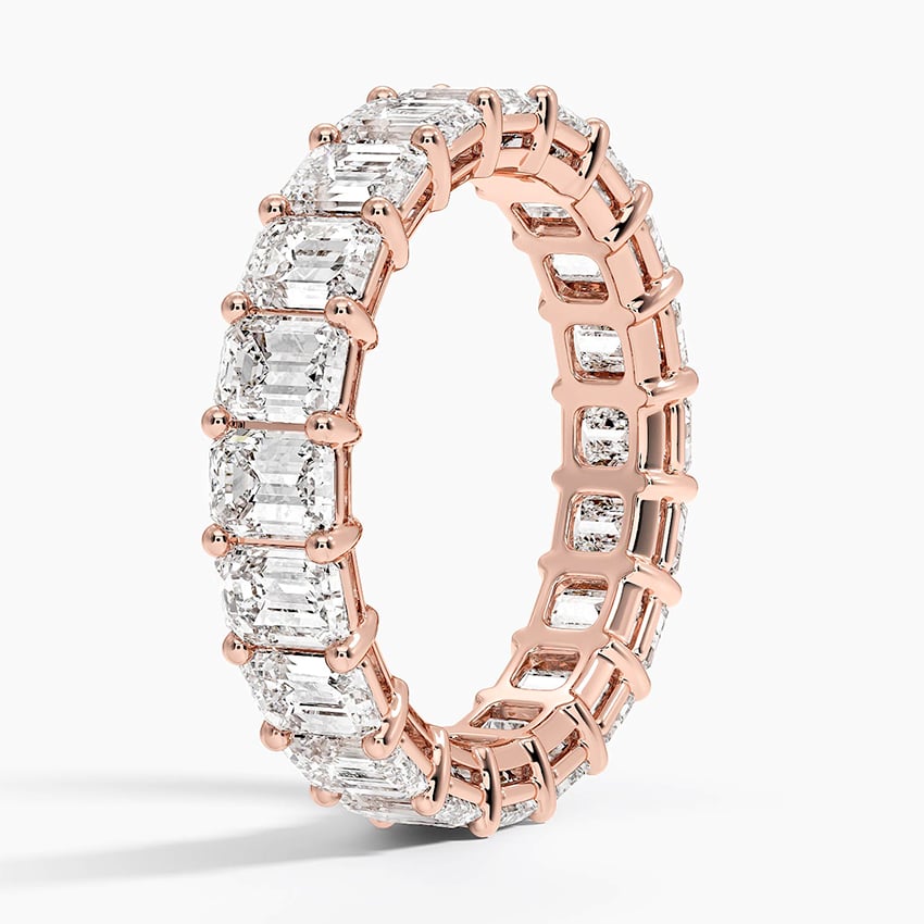 Emerald Eternity Lab Diamond Ring (6 ct. tw.)