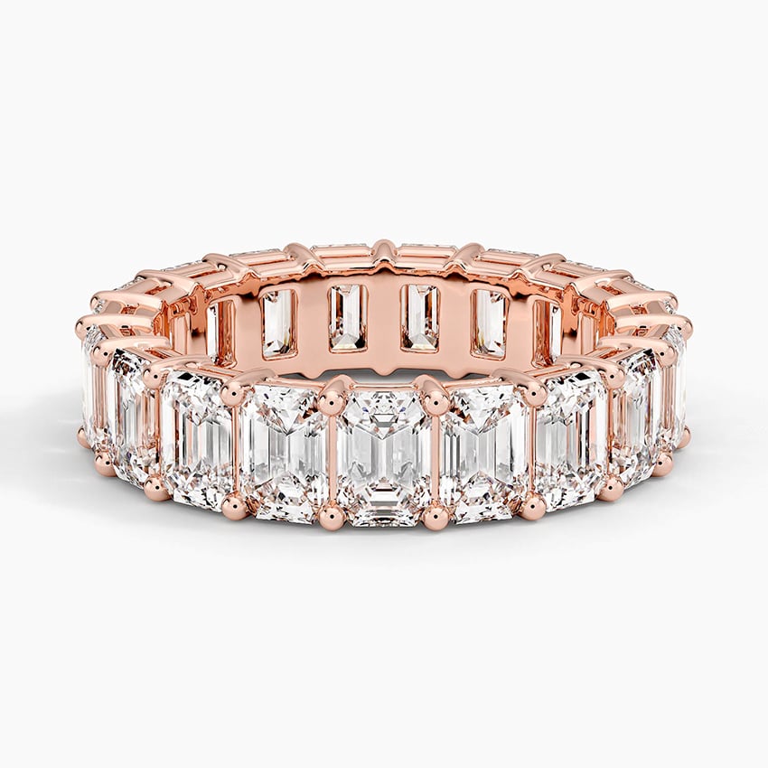Emerald Eternity Diamond Ring (6 ct. tw.)