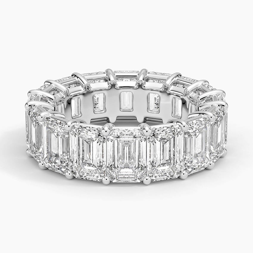Emerald Eternity Lab Diamond Ring (8 ct. tw.)