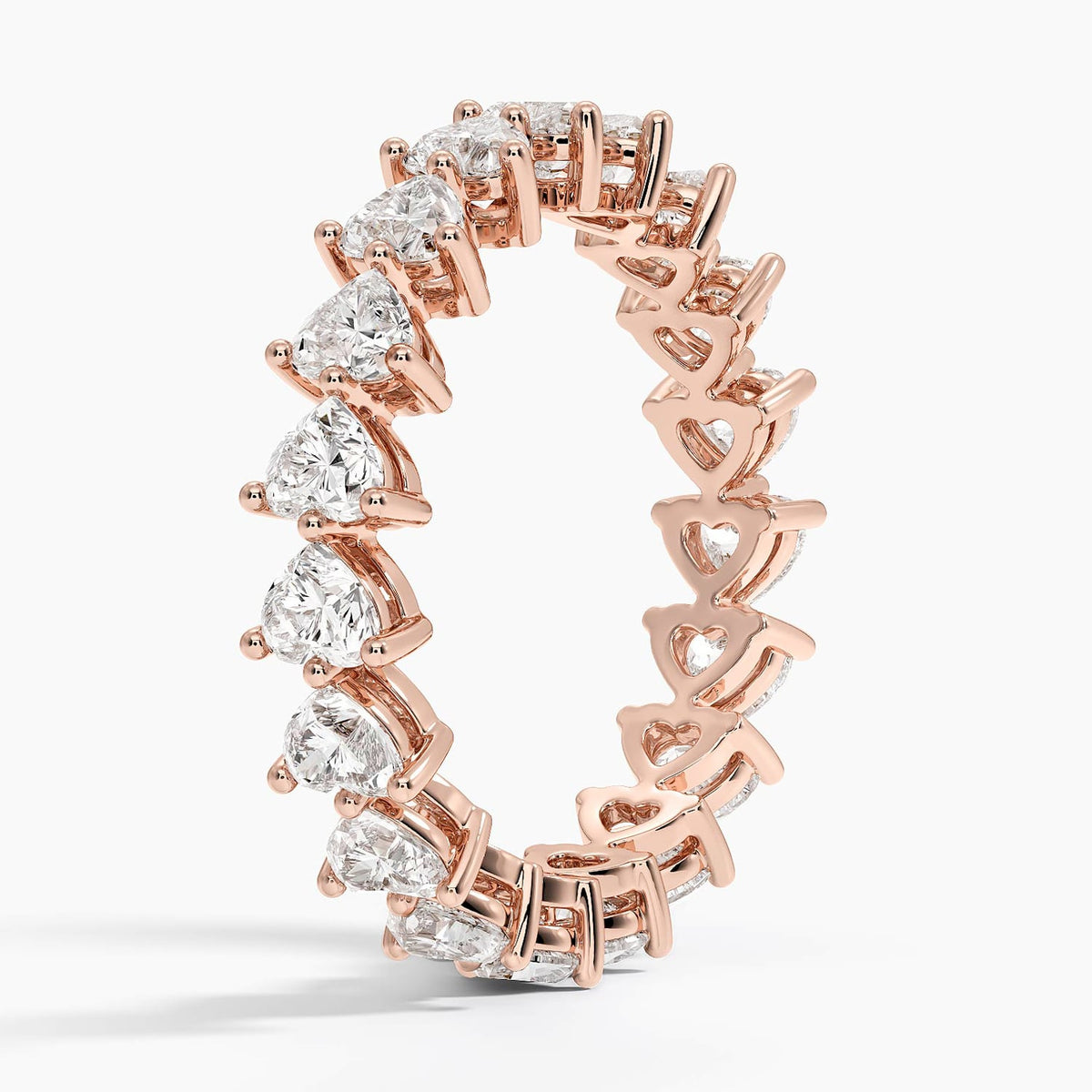 Heart Shaped Eternity Lab Diamond Ring (2 ct. tw.)