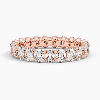 Oval Eternity Lab Diamond Ring (3 ct. tw.)