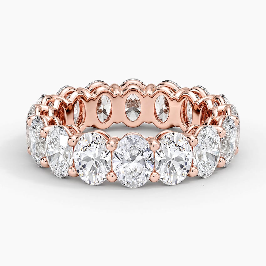 Oval Eternity Lab Diamond Ring (5 ct. tw.)