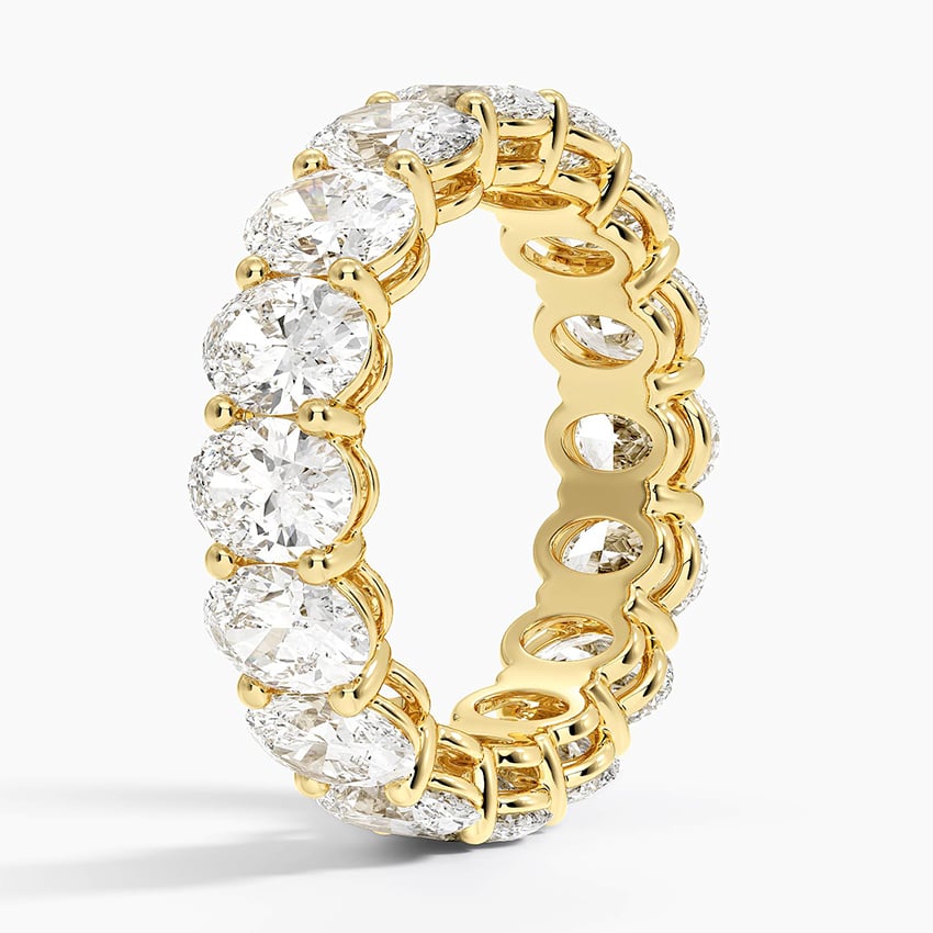 Oval Eternity Lab Diamond Ring (5 ct. tw.)