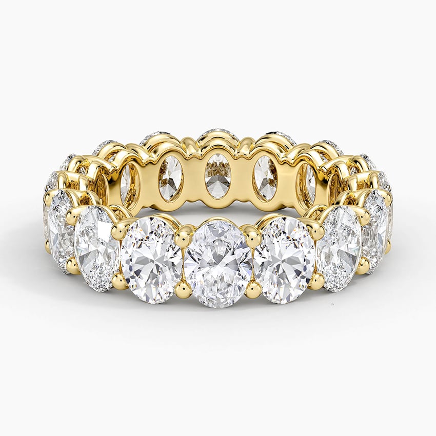 Oval Eternity Lab Diamond Ring (5 ct. tw.)