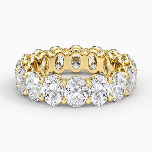 Oval Eternity Lab Diamond Ring (5 ct. tw.)