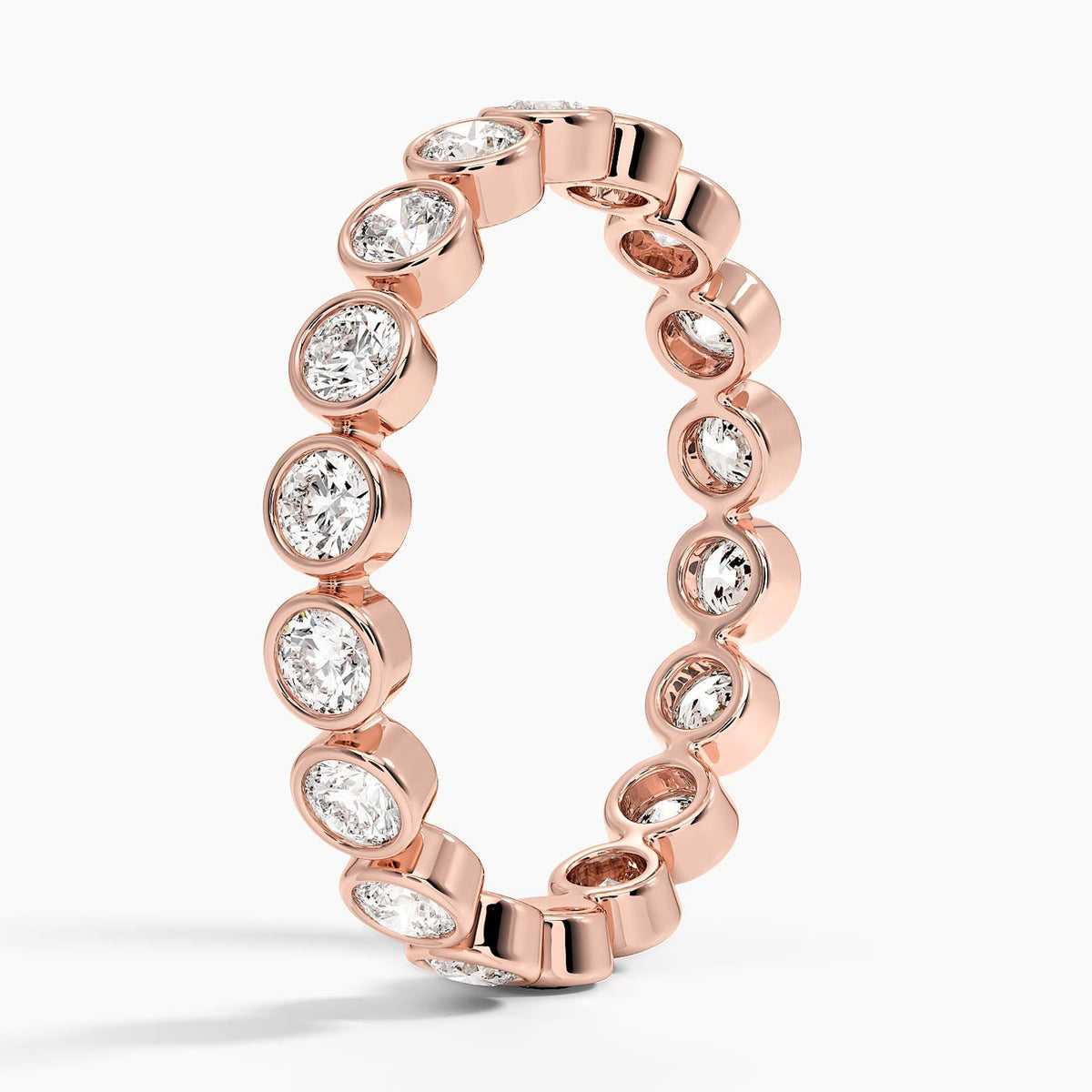 Bezel Round Eternity Lab Diamond Ring (1/2 ct. tw.)