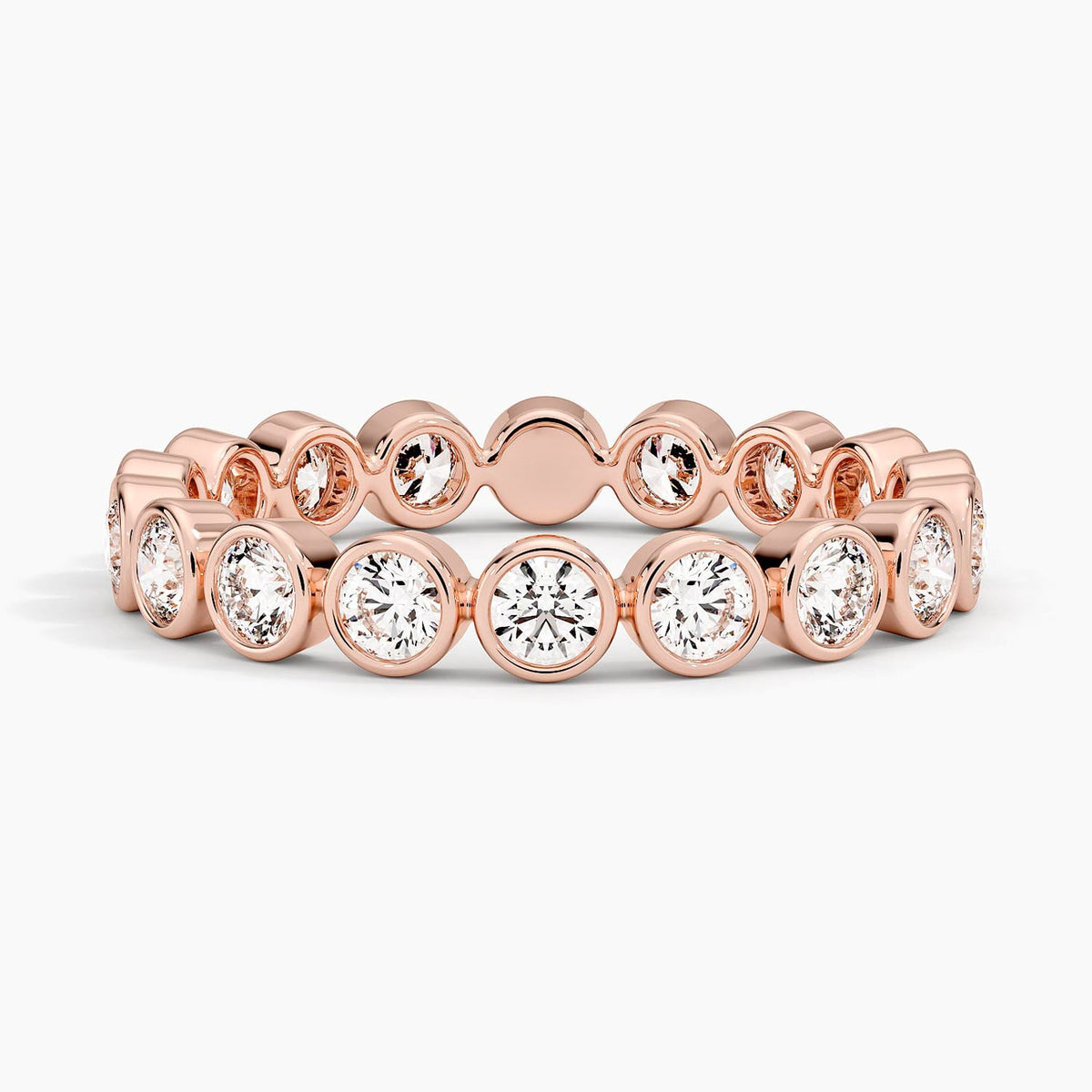 Bezel Round Eternity Lab Diamond Ring (1/2 ct. tw.)