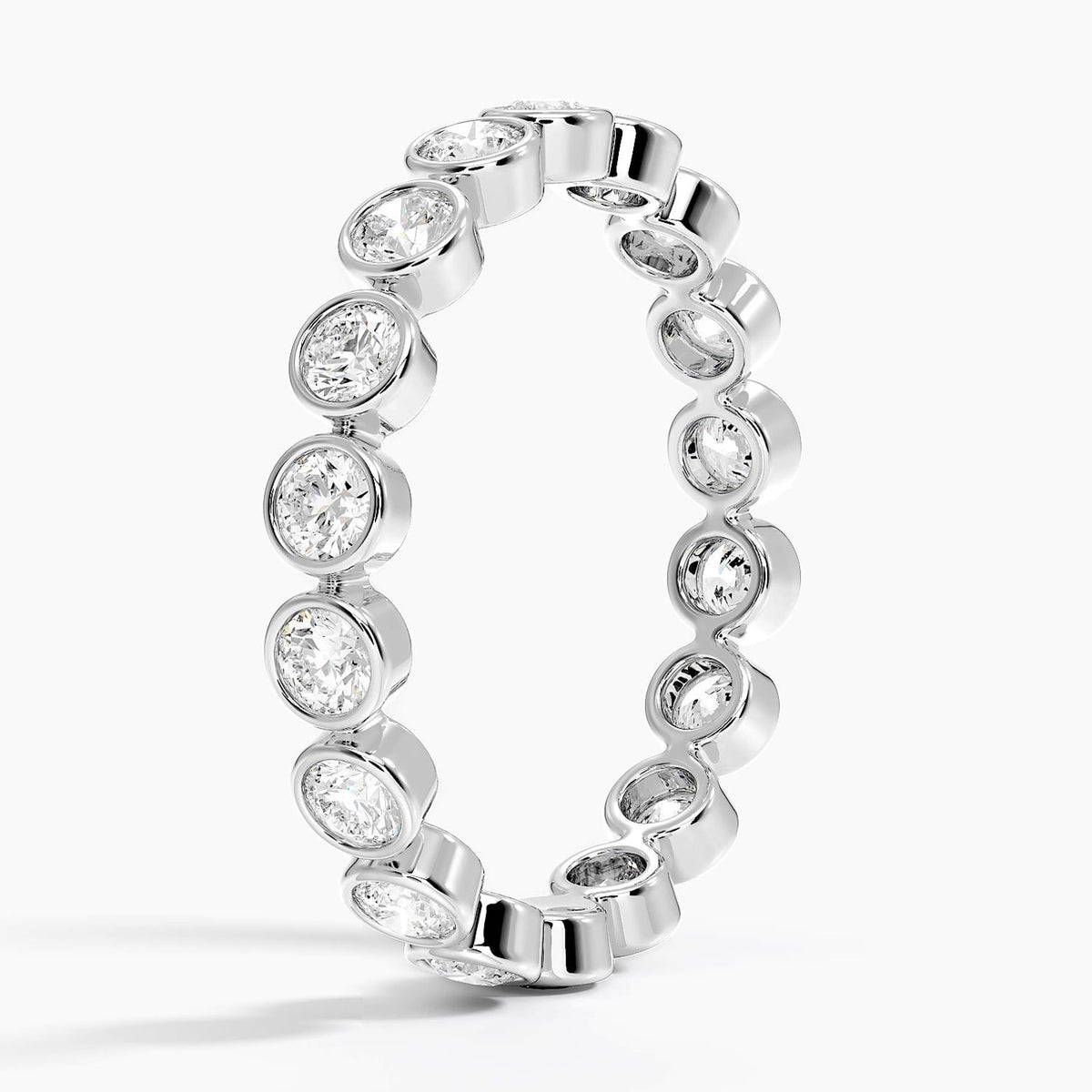Bezel Round Eternity Lab Diamond Ring (1/2 ct. tw.)
