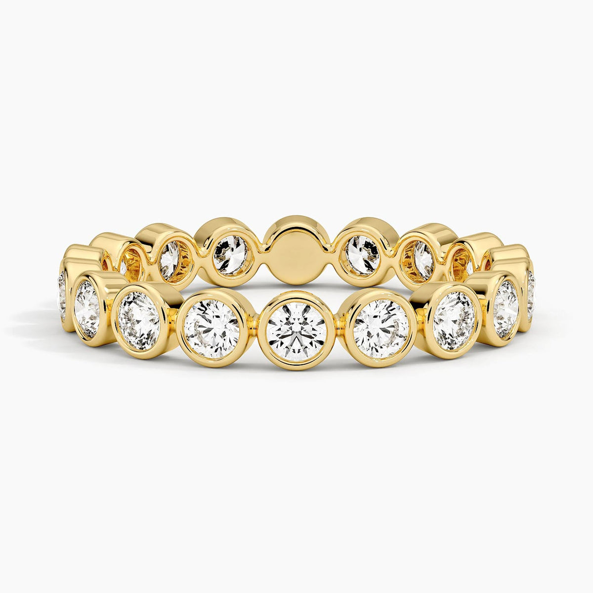 Bezel Round Eternity Diamond Ring (1 ct. tw.)