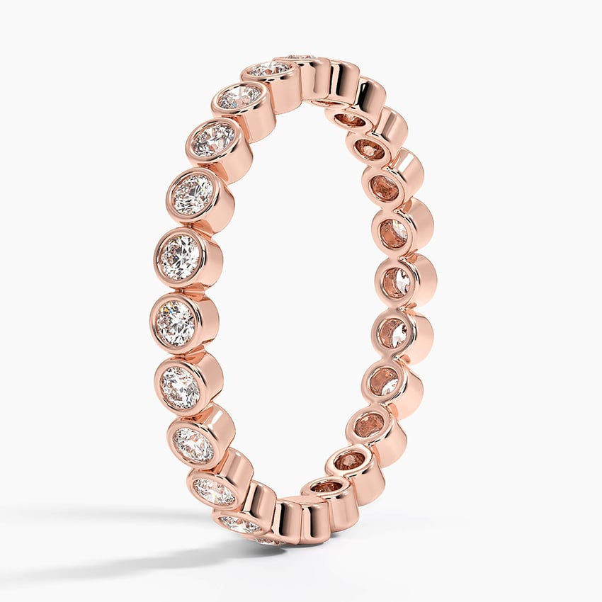 Bezel Round Eternity Diamond Ring (1/2 ct. tw.)