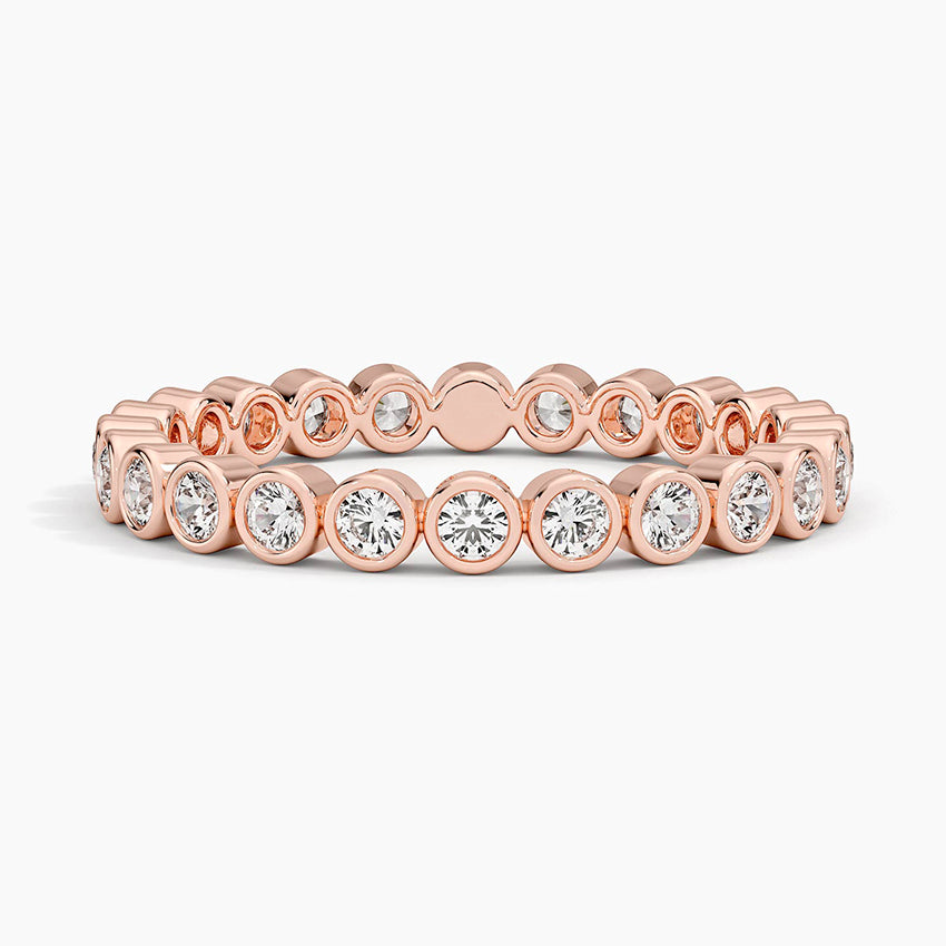 Bezel Round Eternity Diamond Ring (1/2 ct. tw.)