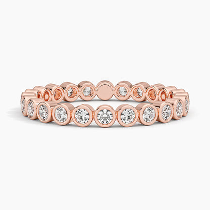Bezel Round Eternity Diamond Ring (1/2 ct. tw.)
