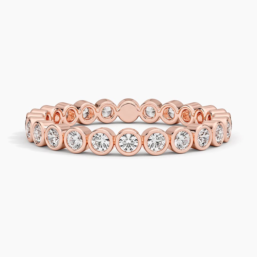 Bezel Round Eternity Lab Diamond Ring (1/2 ct. tw.)