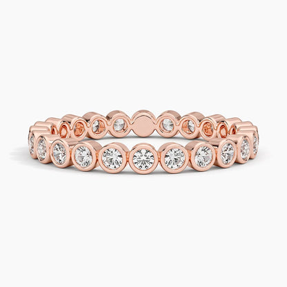 Bezel Round Eternity Lab Diamond Ring (1/2 ct. tw.)