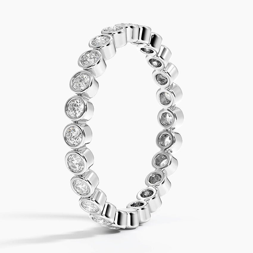Bezel Round Eternity Diamond Ring (1/2 ct. tw.)