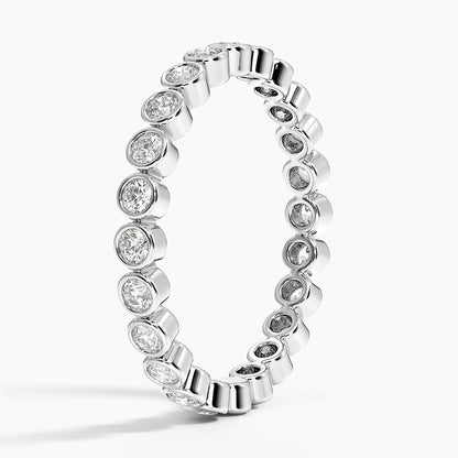 Bezel Round Eternity Diamond Ring (1/2 ct. tw.)