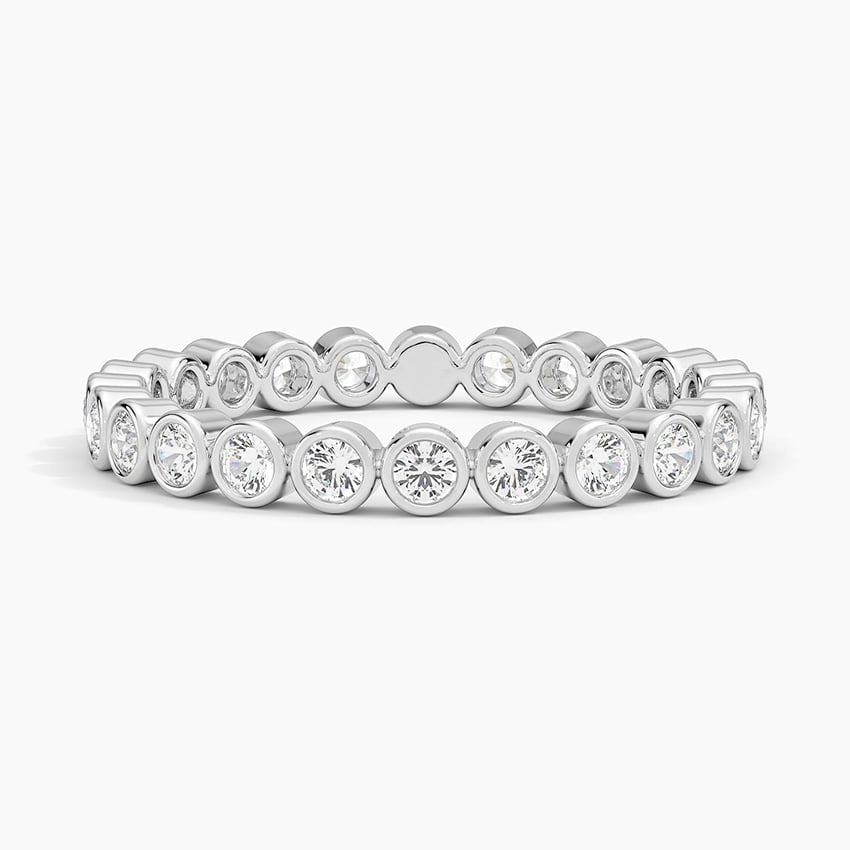 Bezel Round Eternity Diamond Ring (1/2 ct. tw.)