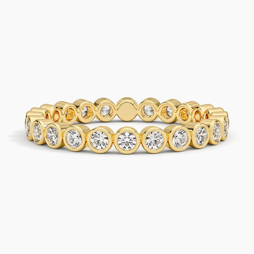 Bezel Round Eternity Diamond Ring (1/2 ct. tw.)