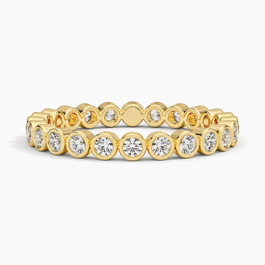 Bezel Round Eternity Diamond Ring (1/2 ct. tw.)