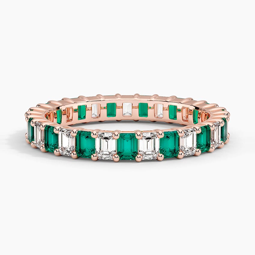 Eternity Lab Emerald and Diamond Ring
