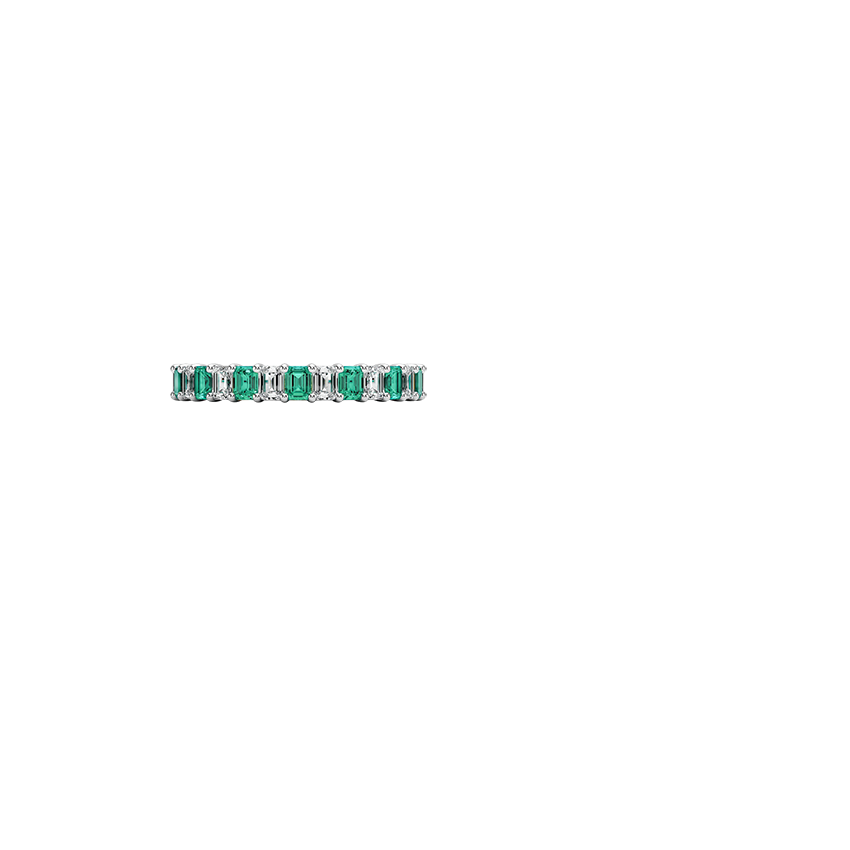 Eternity Lab Emerald and Diamond Ring