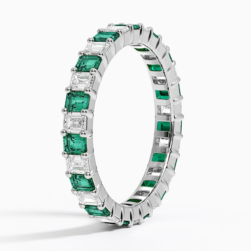 Eternity Lab Emerald and Diamond Ring