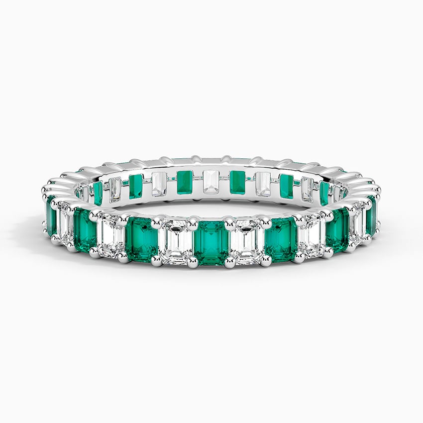 Eternity Lab Emerald and Diamond Ring