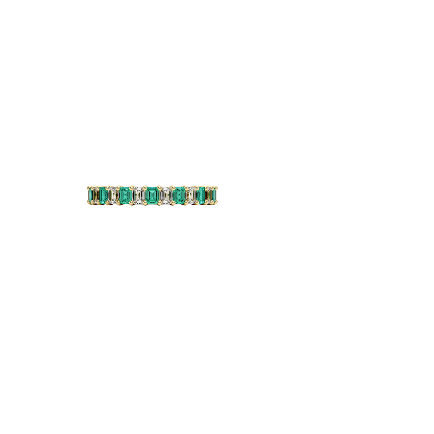 Eternity Lab Emerald and Diamond Ring