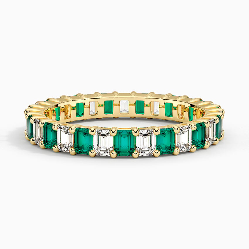 Eternity Lab Emerald and Diamond Ring