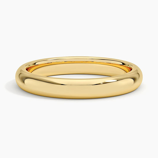 Fairmined Comfort Fit 3mm Wedding Ring