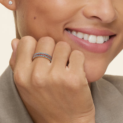 Luxe Ballad London Blue Topaz Ring