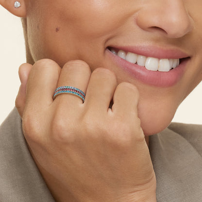 Luxe Ballad London Blue Topaz Ring