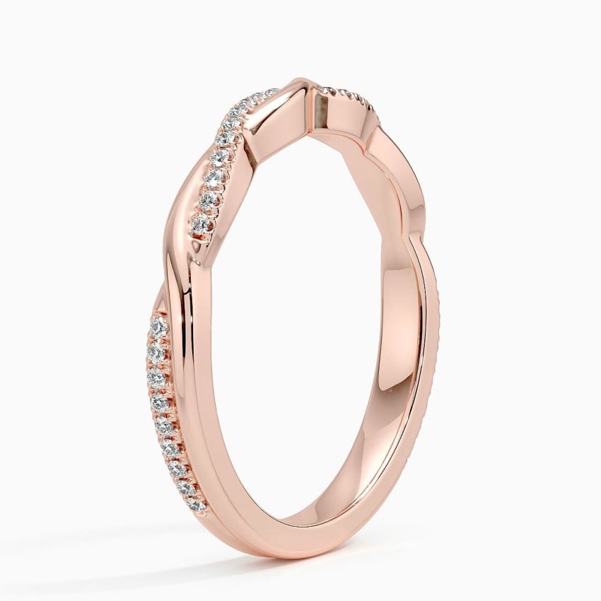 Petite Luxe Twisted Vine Lab Diamond Ring (1/4 ct. tw.)